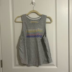 Gray Weekending Tank